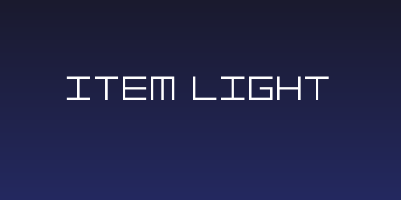 Item Light Social Header