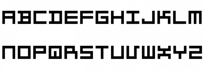 Item Шрифта ВЕРХНИЙ