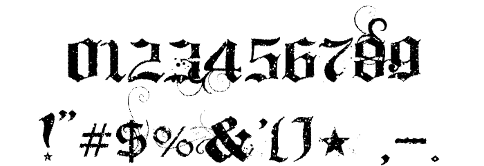 Ithornët Font OTHER CHARS