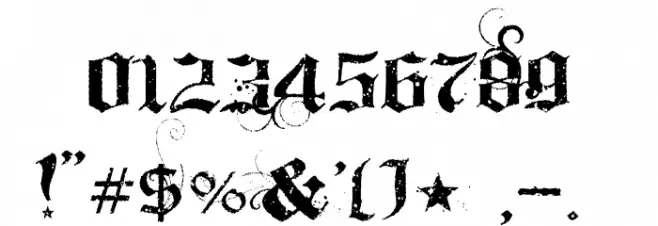 Ithornt Font OTHER CHARS