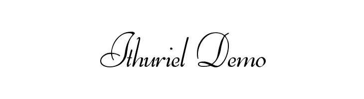 Ithuriel Demo Font