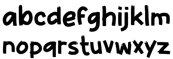Itik Kecil Font LOWERCASE