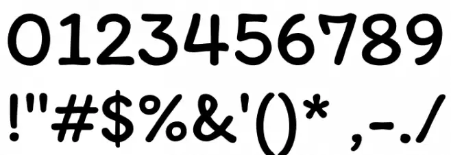 Itim-Regular Font OTHER CHARS
