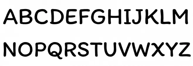 Itim-Regular フォント 大文字