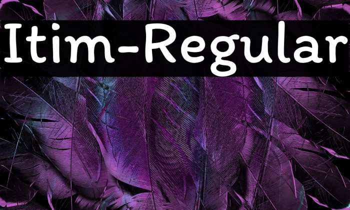 Itim-Regular Example 1