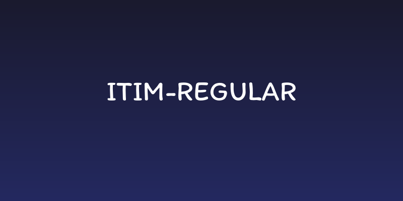 Itim-Regular Social Header