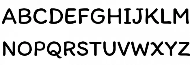 Itim フォント 大文字