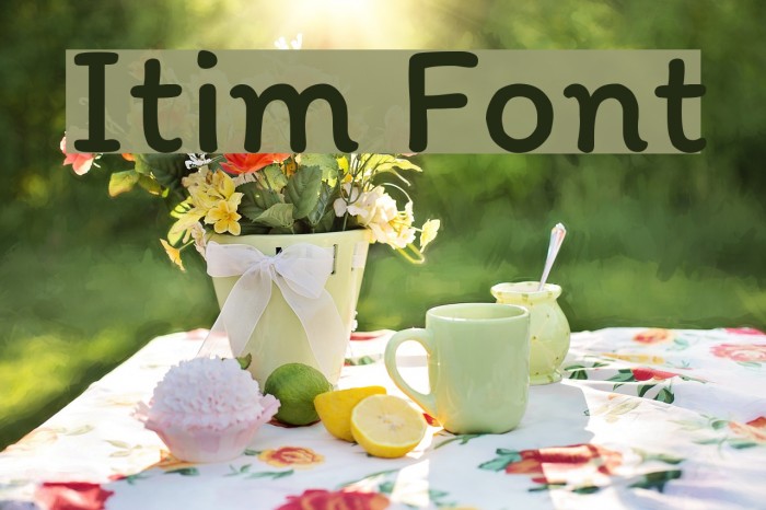 Itim Font examples