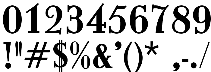 ItingOpti-Bold Font OTHER CHARS
