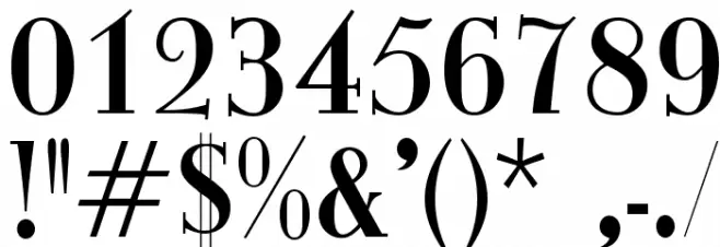 ItingOpti-Regular Font OTHER CHARS