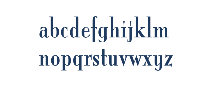 ItingOpti-RegularCondensed Lowercase