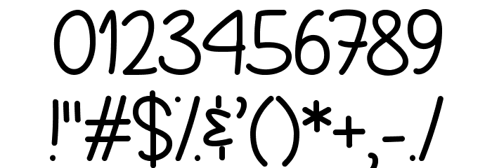 ItisDefinitelyPossible Font OTHER CHARS