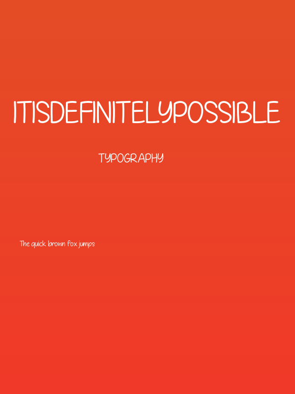 ItisDefinitelyPossible Poster