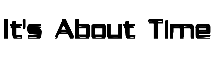 It's About Time  Free Fonts Download