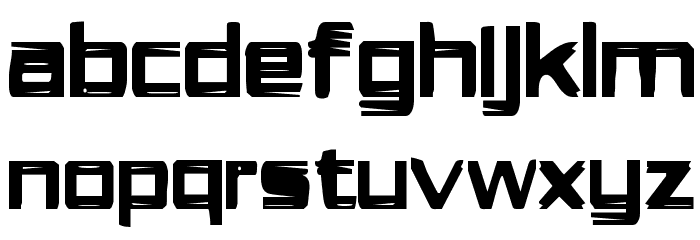It's About Time Font LOWERCASE