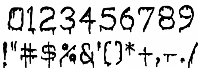 It's Dripping ~ Font OTHER CHARS