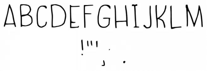 Its My Pal Regular Font Alte caractere