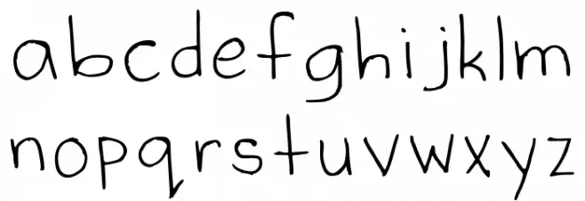 Its My Pal Regular Font Litere mici