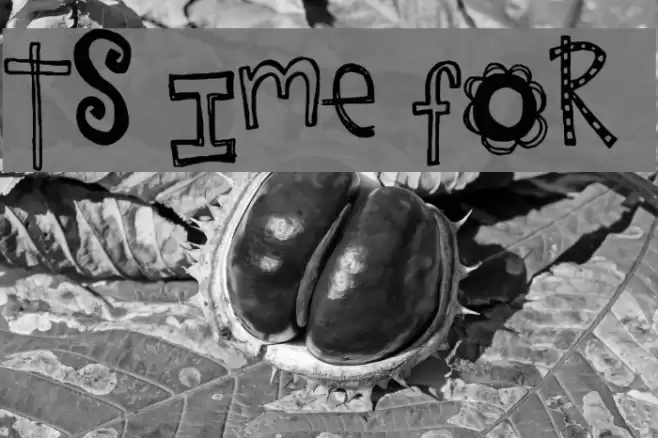 It's Time for FUN Font examples