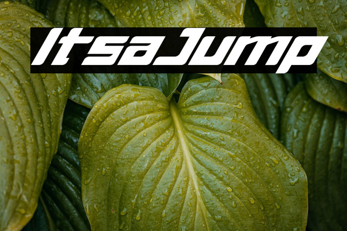 It's a Jump Example 1