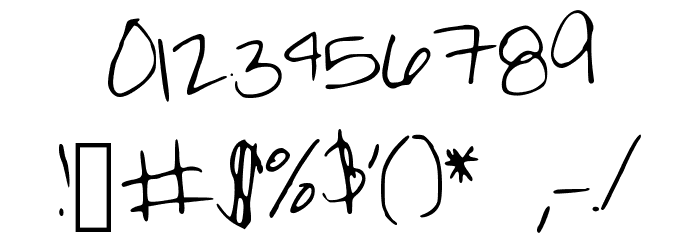 ItsNotMonday Font OTHER CHARS