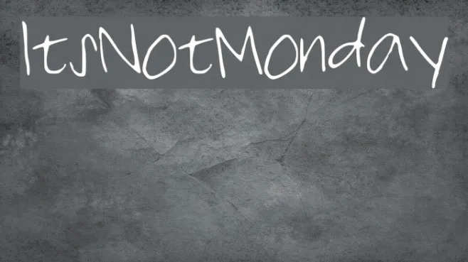 ItsNotMonday Example 2