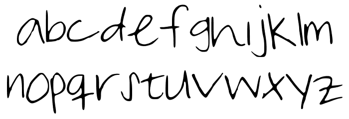 ItsNotMonday Font LOWERCASE