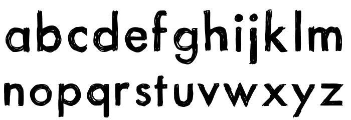ItsaSketch Font LOWERCASE
