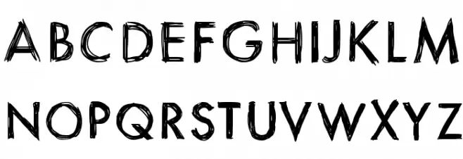ItsaSketch Шрифта ВЕРХНИЙ