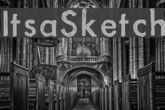 ItsaSketch Font examples