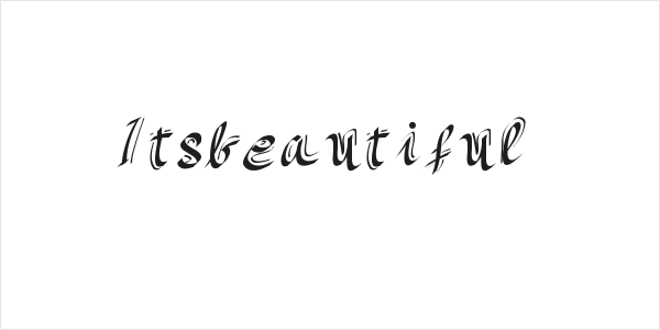 Itsbeautiful Logo