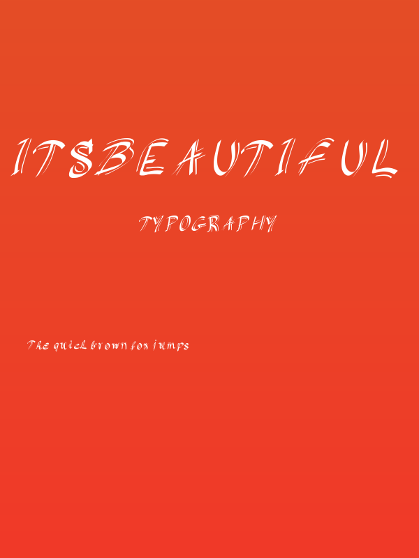 Itsbeautiful Poster