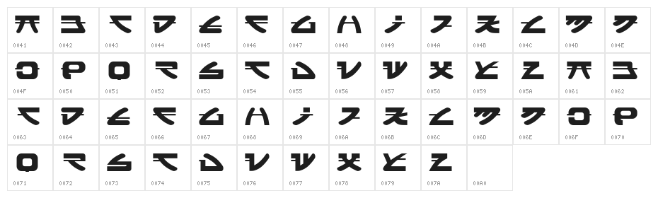 Itsukushima Katana Character Map