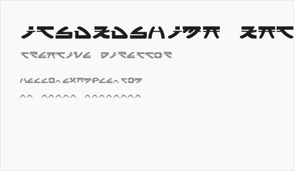 Itsukushima Katana Business Card