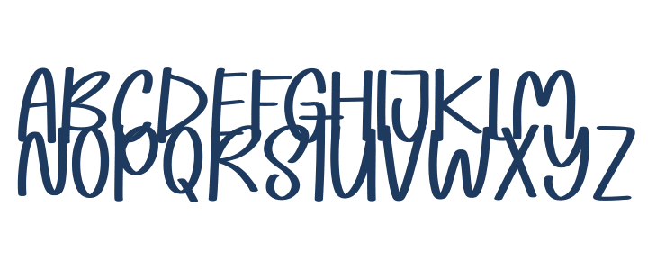 Itsy Bitsy Uppercase