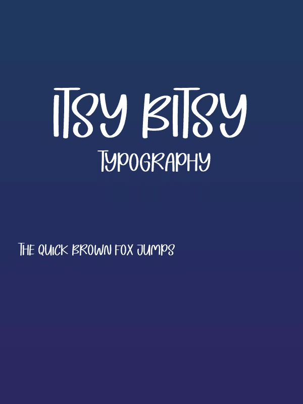 Itsy Bitsy Poster