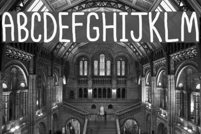 Itty Bitty Notebook Font examples