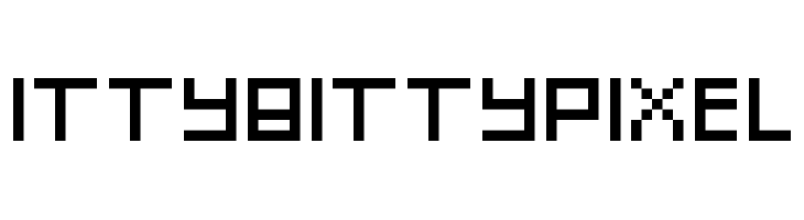 IttyBittyPixel  Скачать бесплатные шрифты
