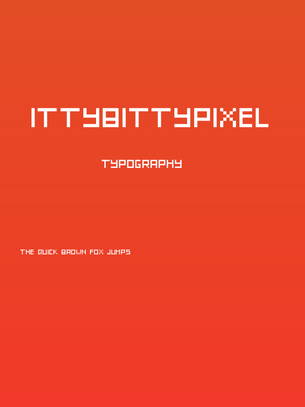 IttyBittyPixel Poster