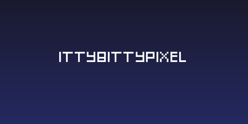 IttyBittyPixel Social Header