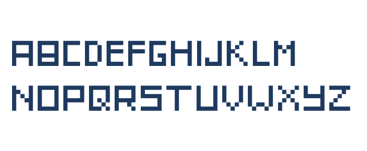 IttyBittyPixel Lowercase