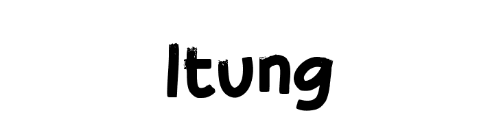 Itung  免费字体下载