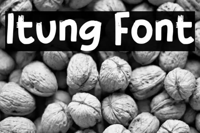 Itung Font examples