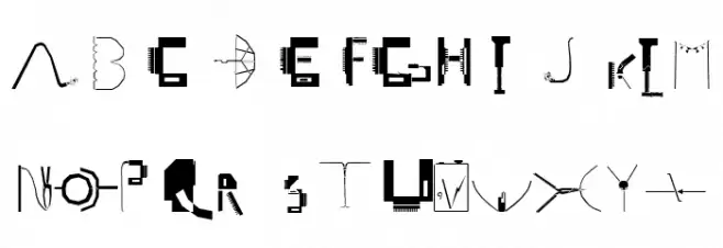 Itz Kinekt 字体 大写