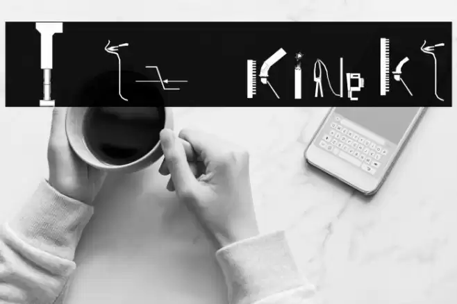 Itz Kinekt Font examples