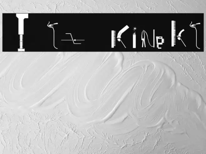 Itz Kinekt Font examples