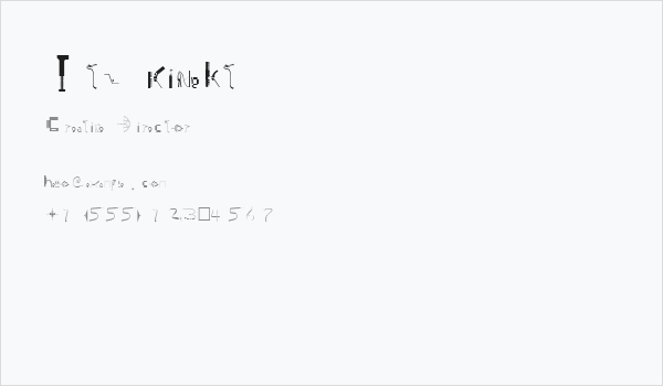 Itz Kinekt Business Card