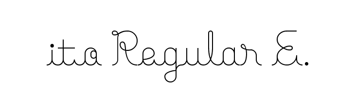 ito Regular E.  नि: शुल्क फ़ॉन्ट्स डाउनलोड