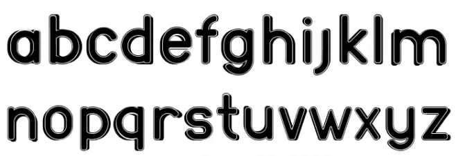 its CLASSY 字体 小写