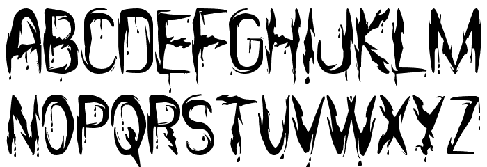 it's Scary Now St Font LOWERCASE